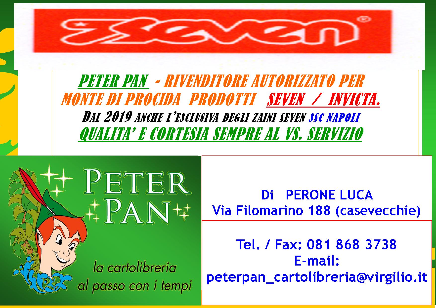PETER PAN RIVENDITORE AUTORIZZATO SEVEN/INVICTA PER MONTE DI PROCIDA