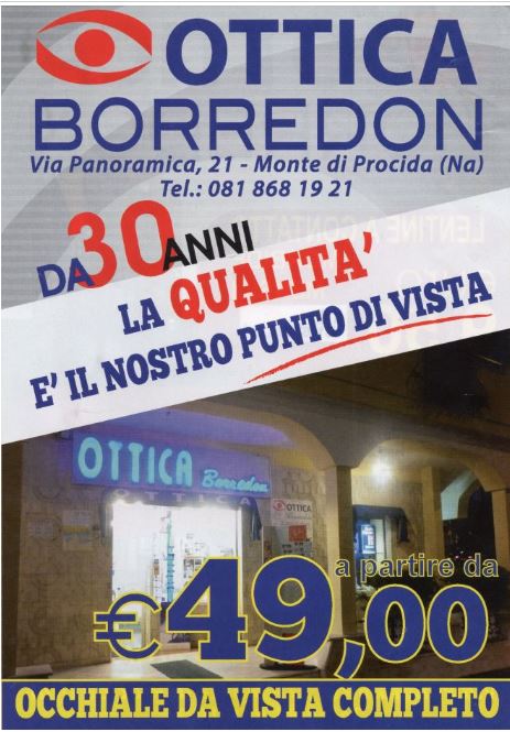 OCCHIALI DA VISTA COMPLETI   DA 49 EURO  Ottica Borredon Monte di Procida