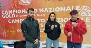 Al Pala Pippo Coppola  i Campionati Italiani di Serie A e Bdi Ginnastica Aerobica. Le interviste video